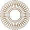 Ekena Millwork Cornelius Wood Fretwork Pierced Ceiling Medallion, Red Oak, 36"OD x 13 3/8"ID x 3/8"T CMWP36X0375CRRO - alternate 2